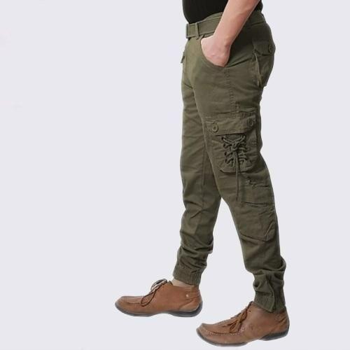 Cotton Solid Regular Fit Cargo