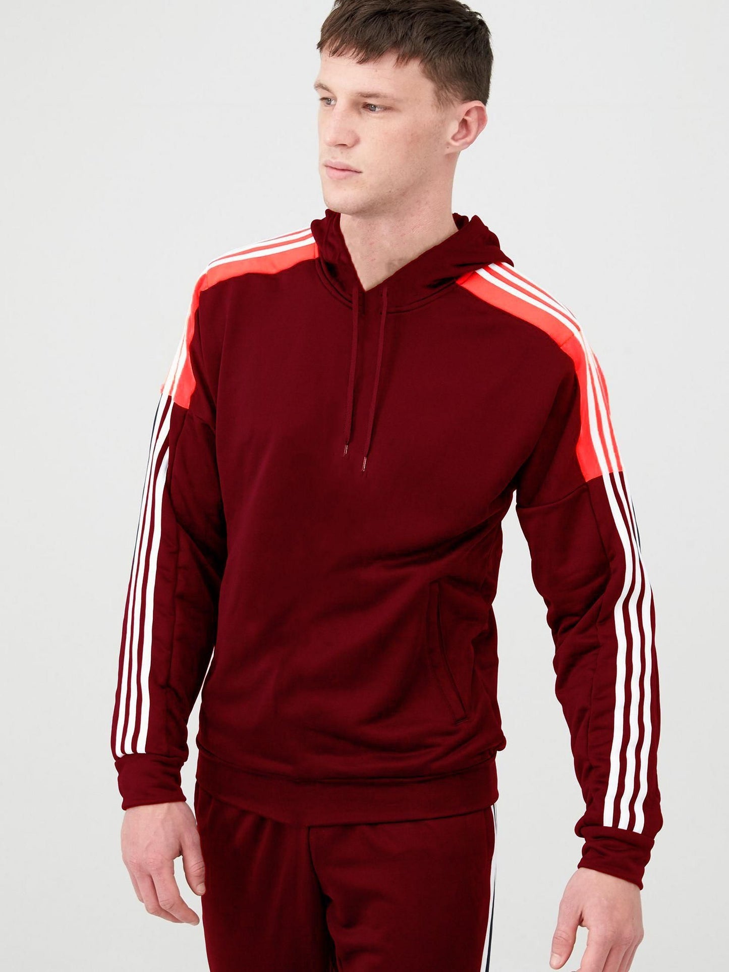 Fleece Side Stripe Full Sleeves Mens Body Thermal