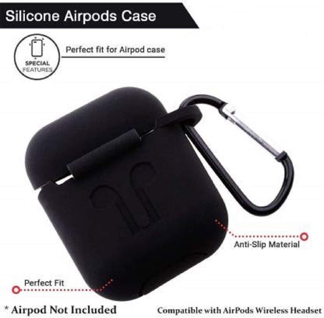 Wallet Case Cover for Apple AirPods 2 (Grey, Silicon)