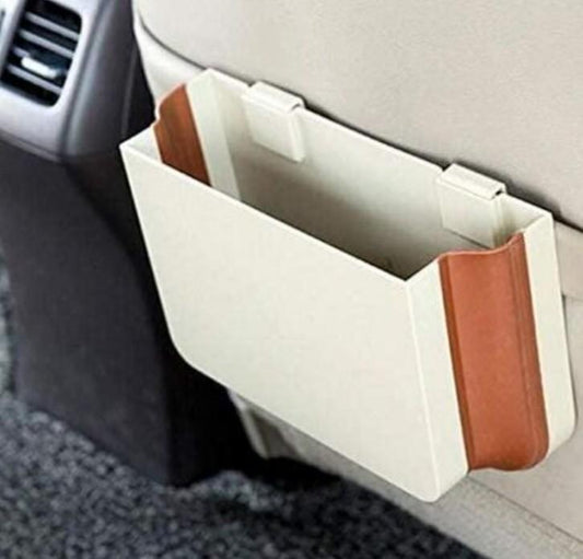 Car Seat Organizer Portable Trash Bin Car Dustbin Storage Box