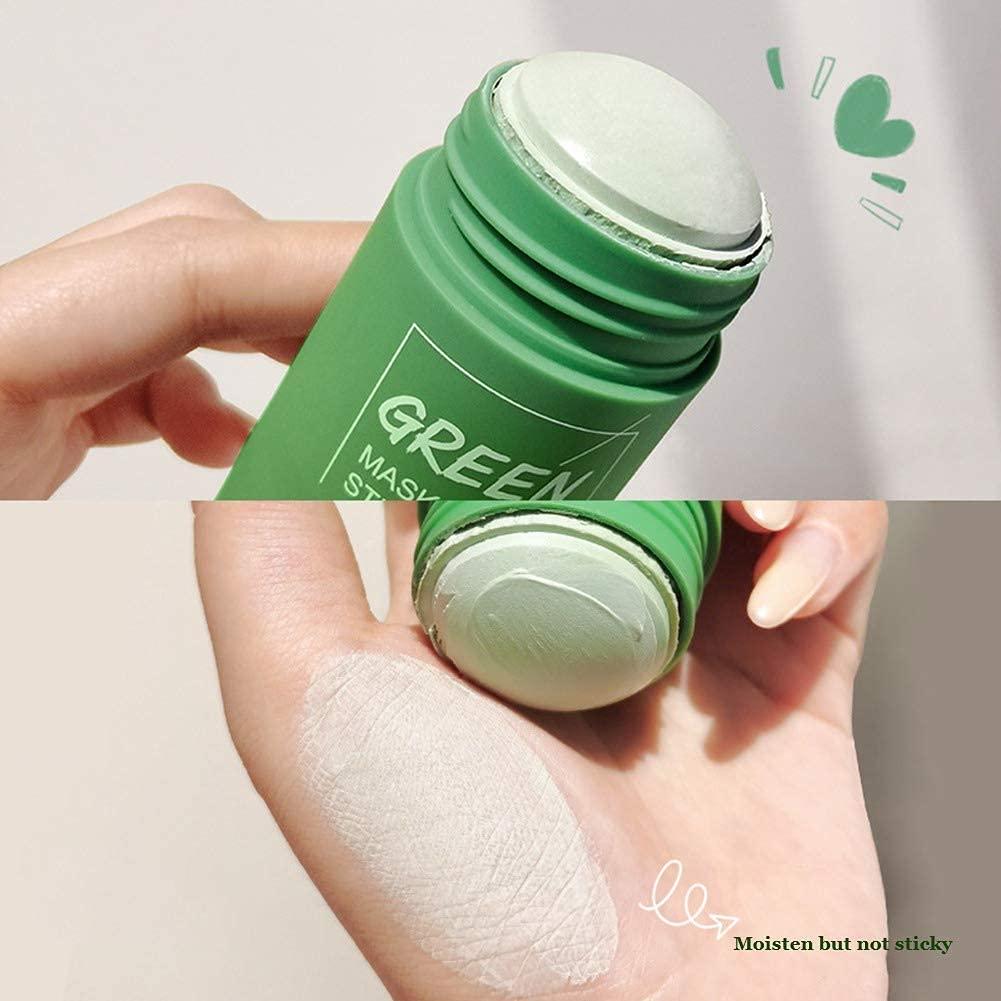 Green Tea Face Stick Mask - Blackhead Remover, Deep Pore Cleansing, Oil Control