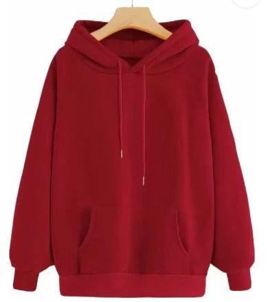 Women's Plus Size Fleece Full Sleeves Hoodies