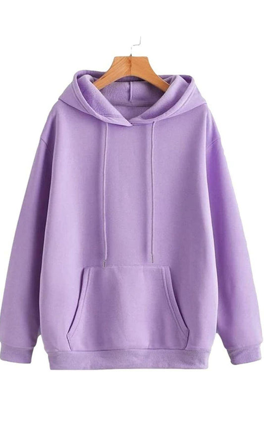 Unisex Fleece Solid Winter Hoodie