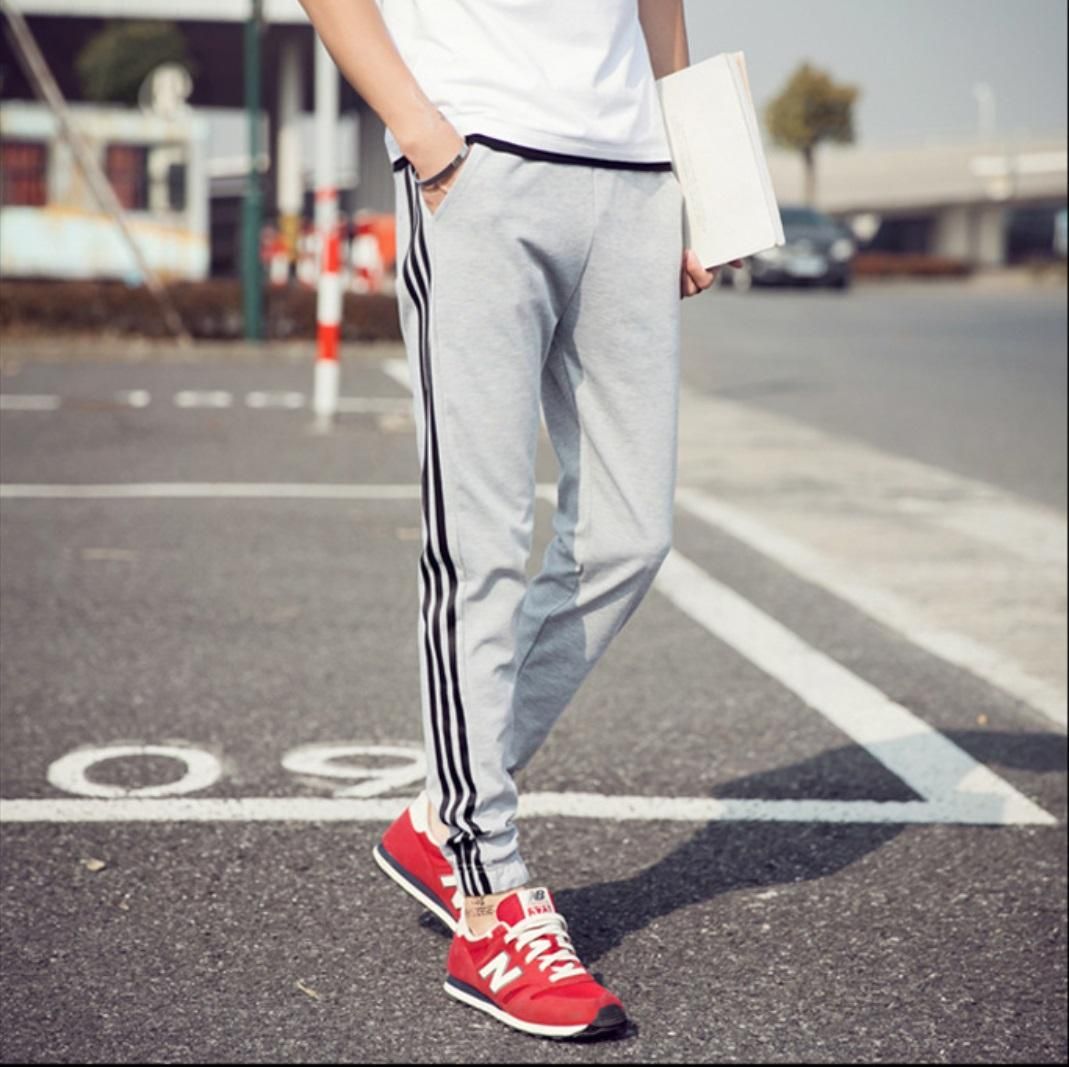 PolyKnit Side Stripes Slim Fit Track Pant