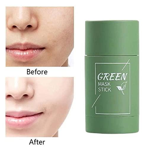 Green Tea Face Stick Mask - Blackhead Remover, Deep Pore Cleansing, Oil Control