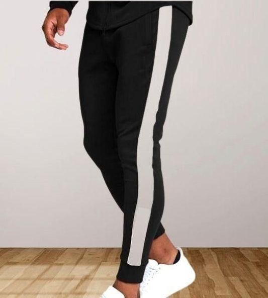 Polyester Blend Solid Slim Fit Track Pant