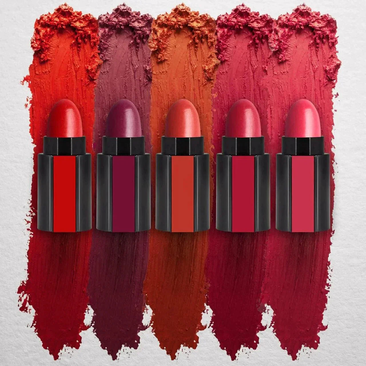 FAB 5 Matte Finish 5 in 1 Lipstick Pack Of 2