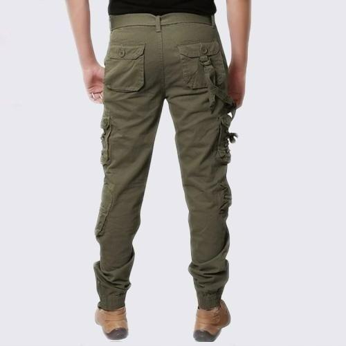 Cotton Solid Regular Fit Cargo