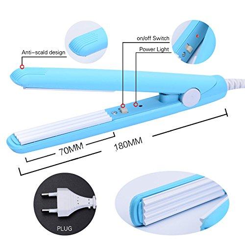 Mini Professional Portable Hair Straightener | Temperature Control Flat Iron Pressing Machine | With Plastic Storage Box