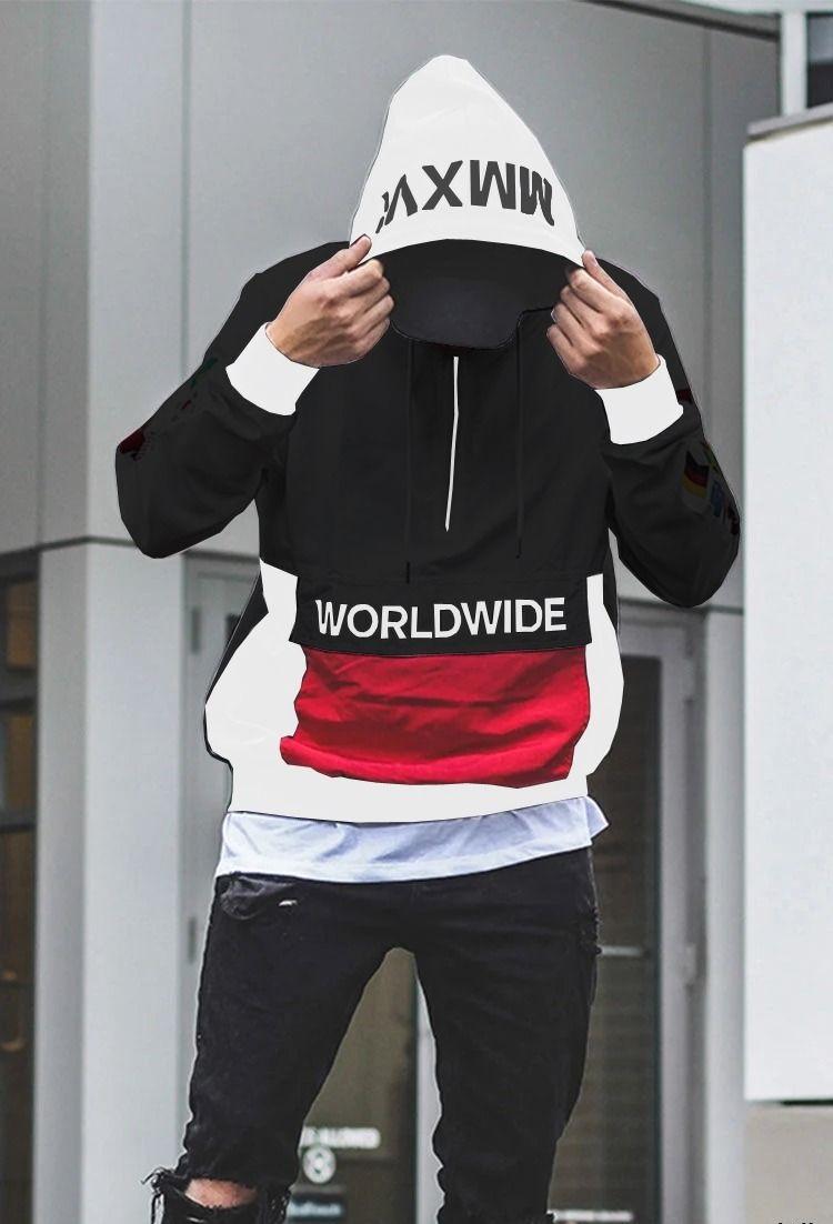 Polyester Full Sleeves Mens Hoodies