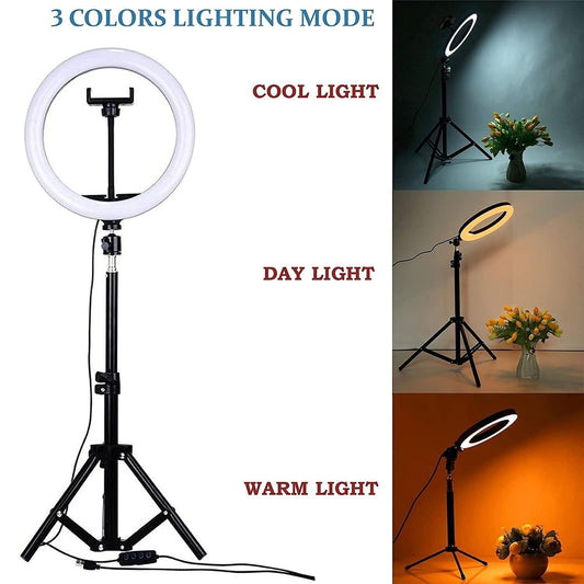 Tripod With Ring Light