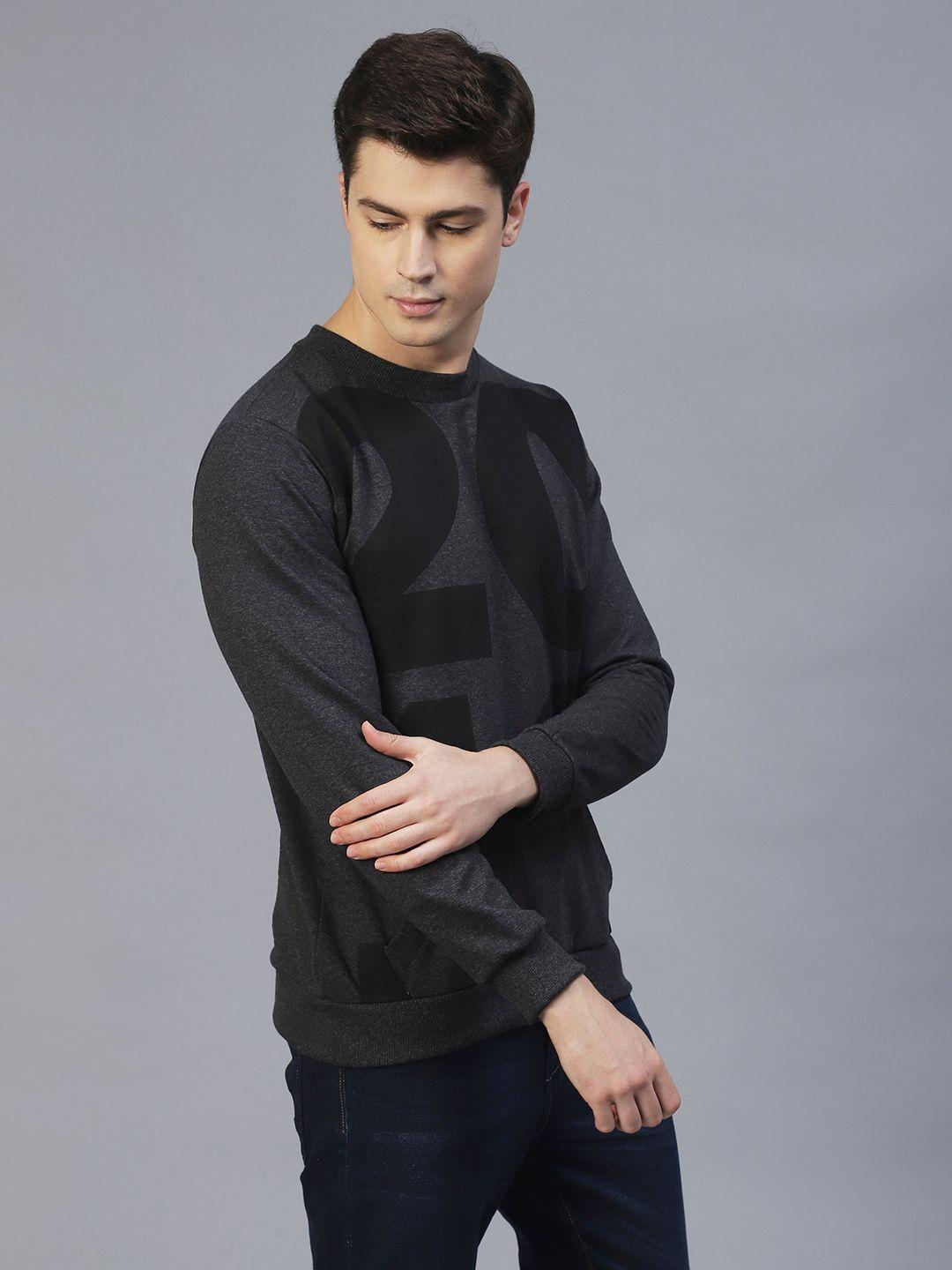 Mens Printed Full Sleeves Sweatshirt