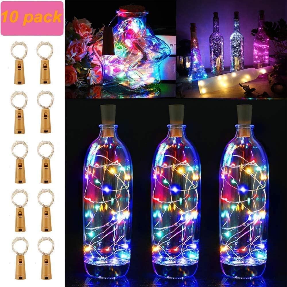 20 LED Wine Bottle Cork Copper Wire String Light(SET OF 4PCS)