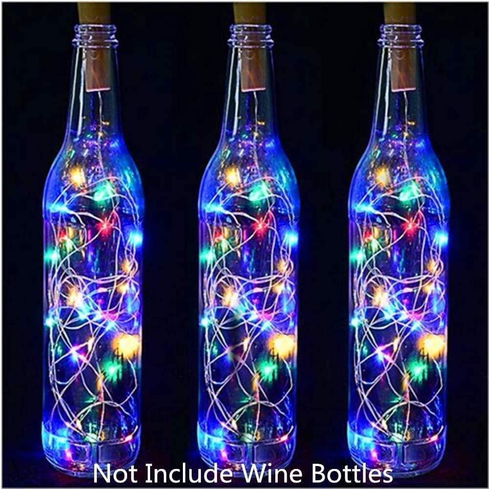 20 LED Wine Bottle Cork Copper Wire String Light(SET OF 4PCS)