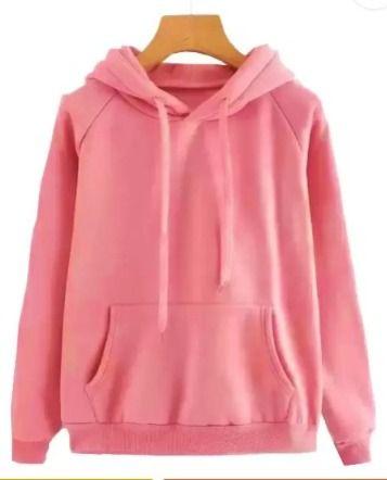 Women's Plus Size Fleece Full Sleeves Hoodies