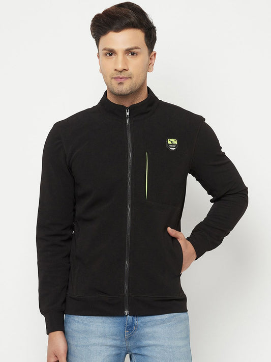 Polyester Solid Full Sleeves Regular Fit Mens Jacket