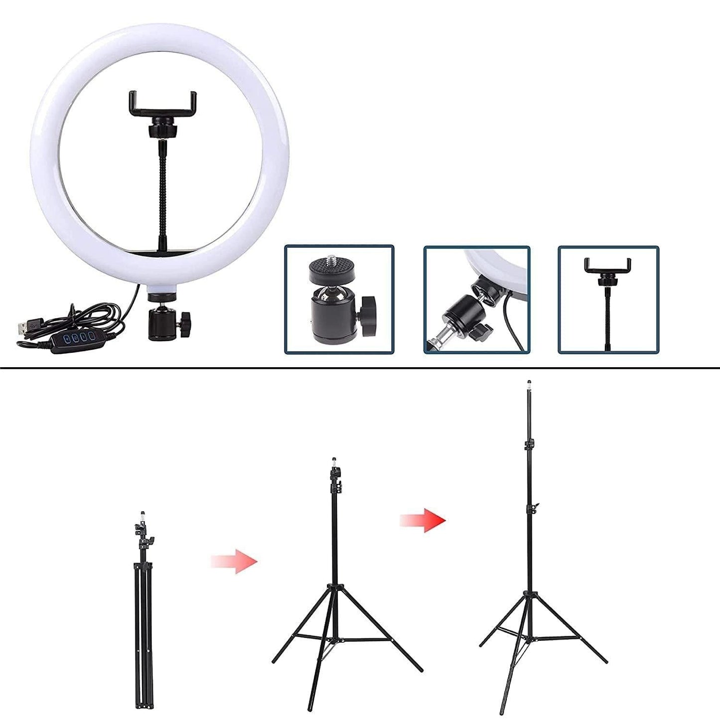 Tripod With Ring Light