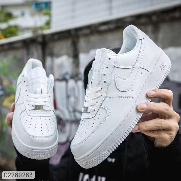 NIKE AIR FORCE 1 (White) Men's Trendy Daily Wear Casual Shoes