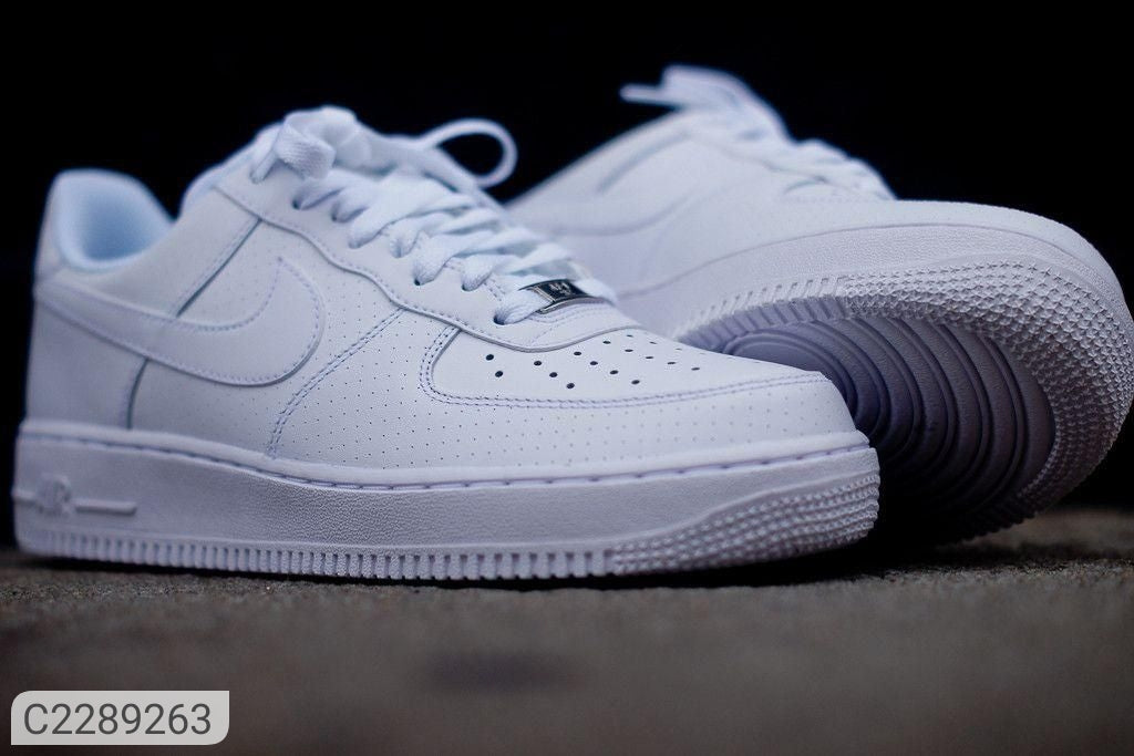 NIKE AIR FORCE 1 (White) Men's Trendy Daily Wear Casual Shoes