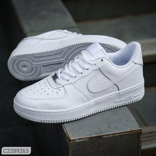 NIKE AIR FORCE 1 (White) Men's Trendy Daily Wear Casual Shoes