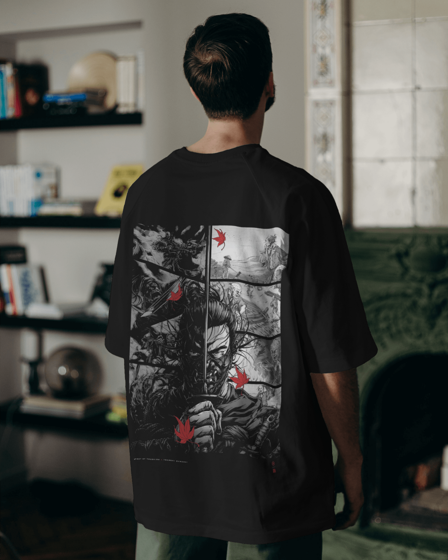 Ghost Of tsushima Oversized Tshirt for Men's