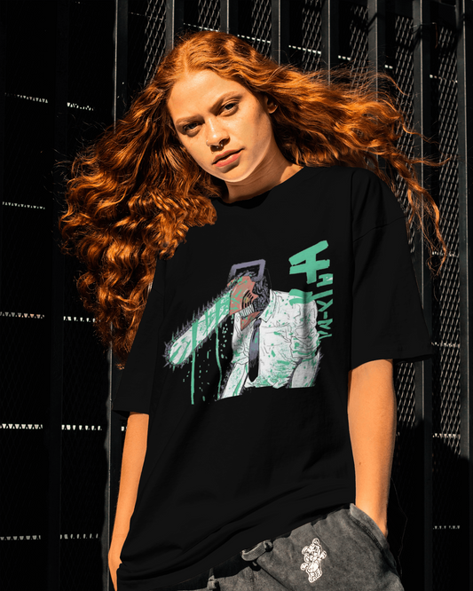 Chainsaw man Oversized Tshirt for women