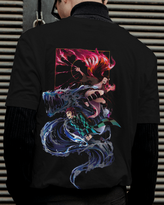 Tanjiro & Nezuko Demon Slayer Anime T shirt for men