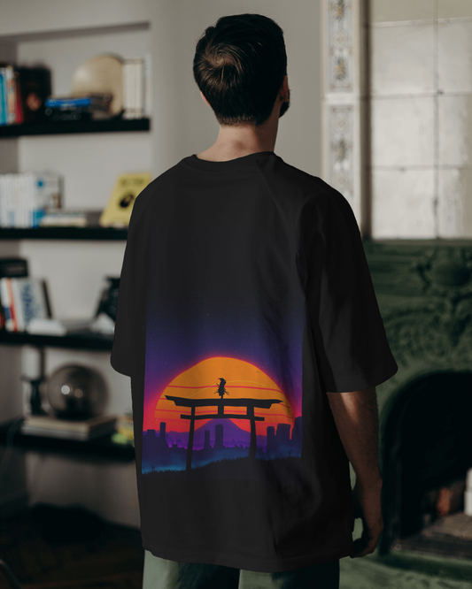 Torii samurai Oversized T shirt For Men's