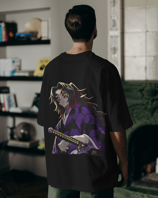 Upper Rank 1 Demon slayer anime Oversized T shirt for men's