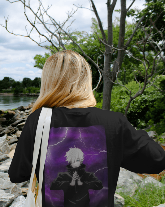 Jujutsu kaisen anime oversized tshirt for women