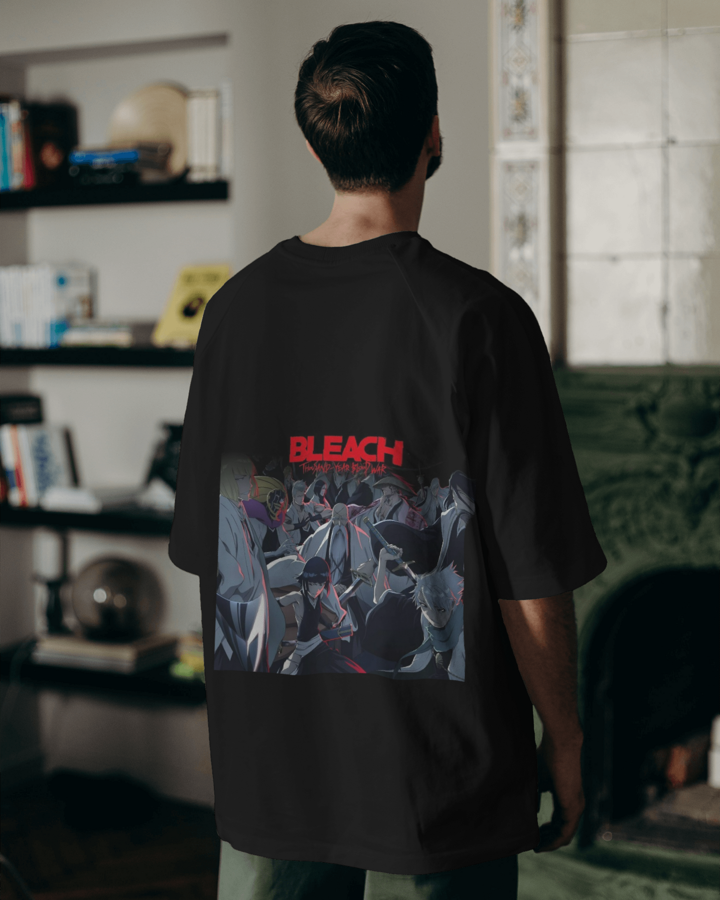 Bleach Anime Oversized  T shirt for mens