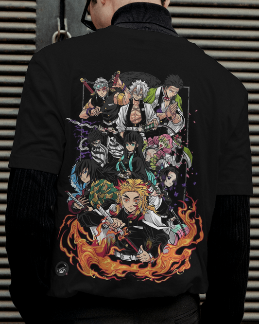 Demon Slayer Hashira half sleve t-shirt