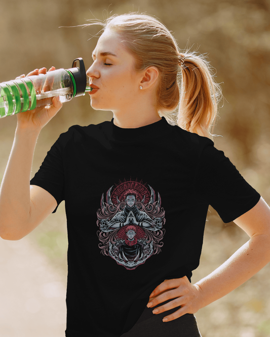 Sukuna Jujutsu kaisen Anime T shirt for women