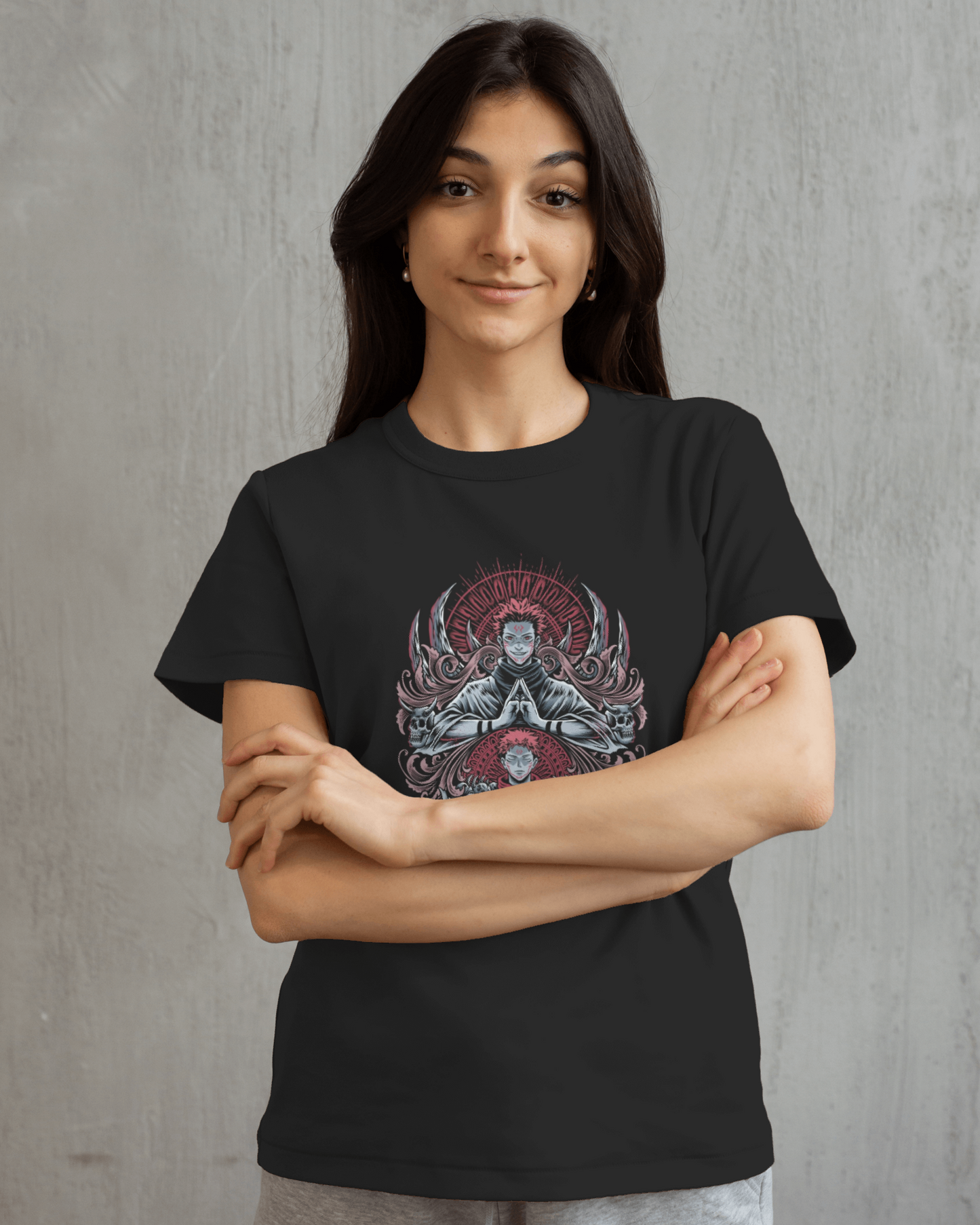 Sukuna Jujutsu kaisen Anime T shirt for women