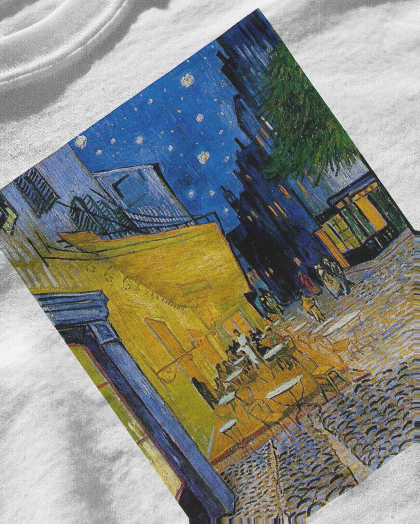 Cafe tarrace by Artist van gogh Tshirt for men's