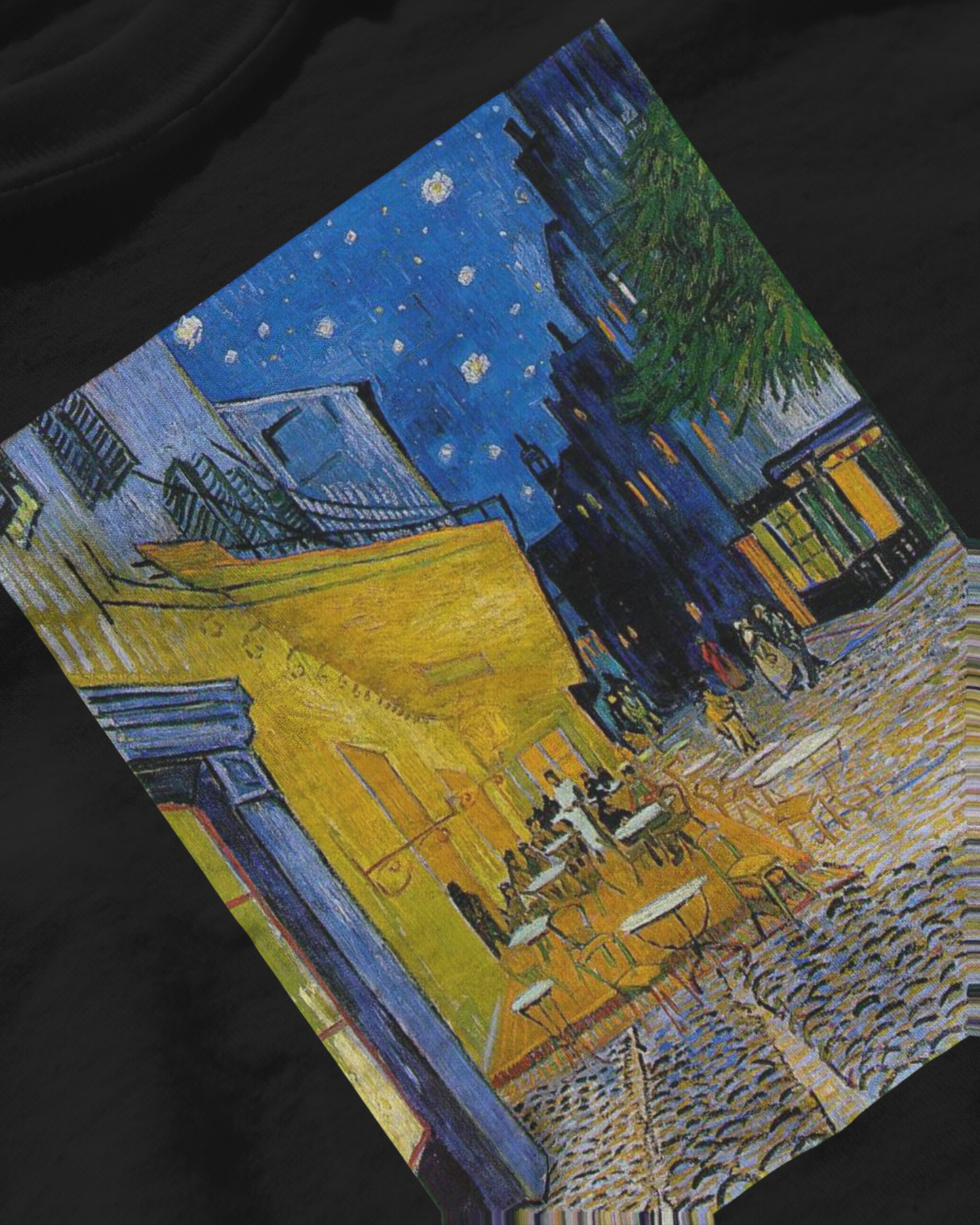 Cafe tarrace by Artist van gogh Tshirt for men's