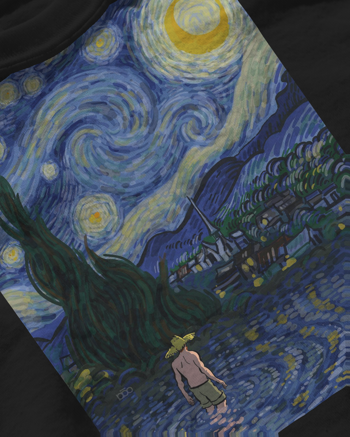 Van Gogh Starry Nights Oversized T shirt for women Artist Collection