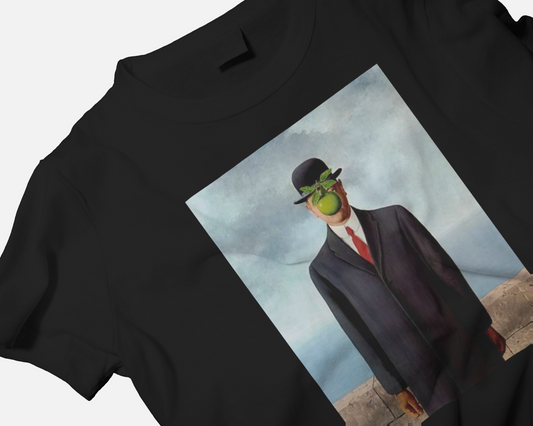 The Son of Man by Artist René Magritte Tshirt for men's