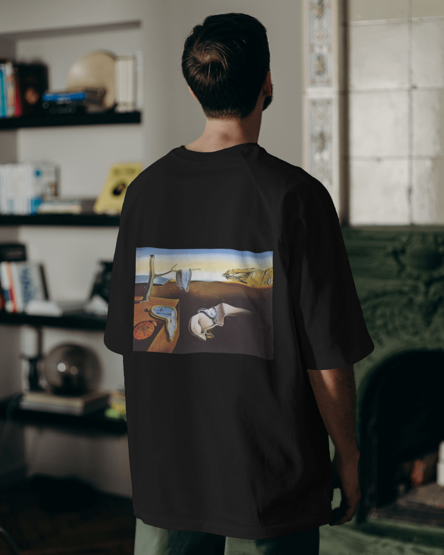 Persistance of Memory oversized T shirt For Men's Artist Collection