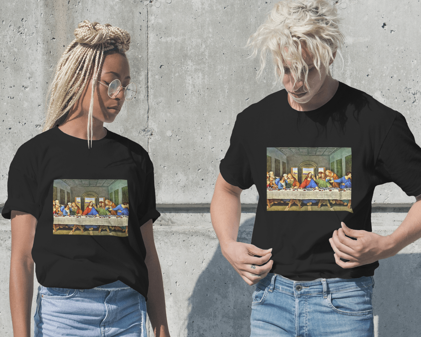 The Last Supper by Artist Leonardo da Vinci Unisex t shirt