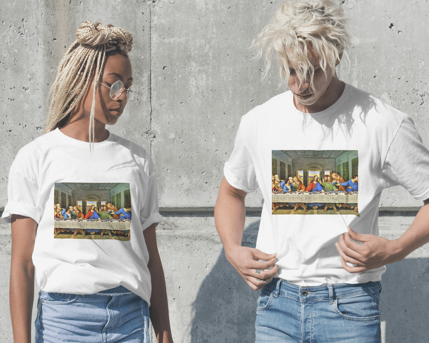 The Last Supper by Artist Leonardo da Vinci Unisex t shirt