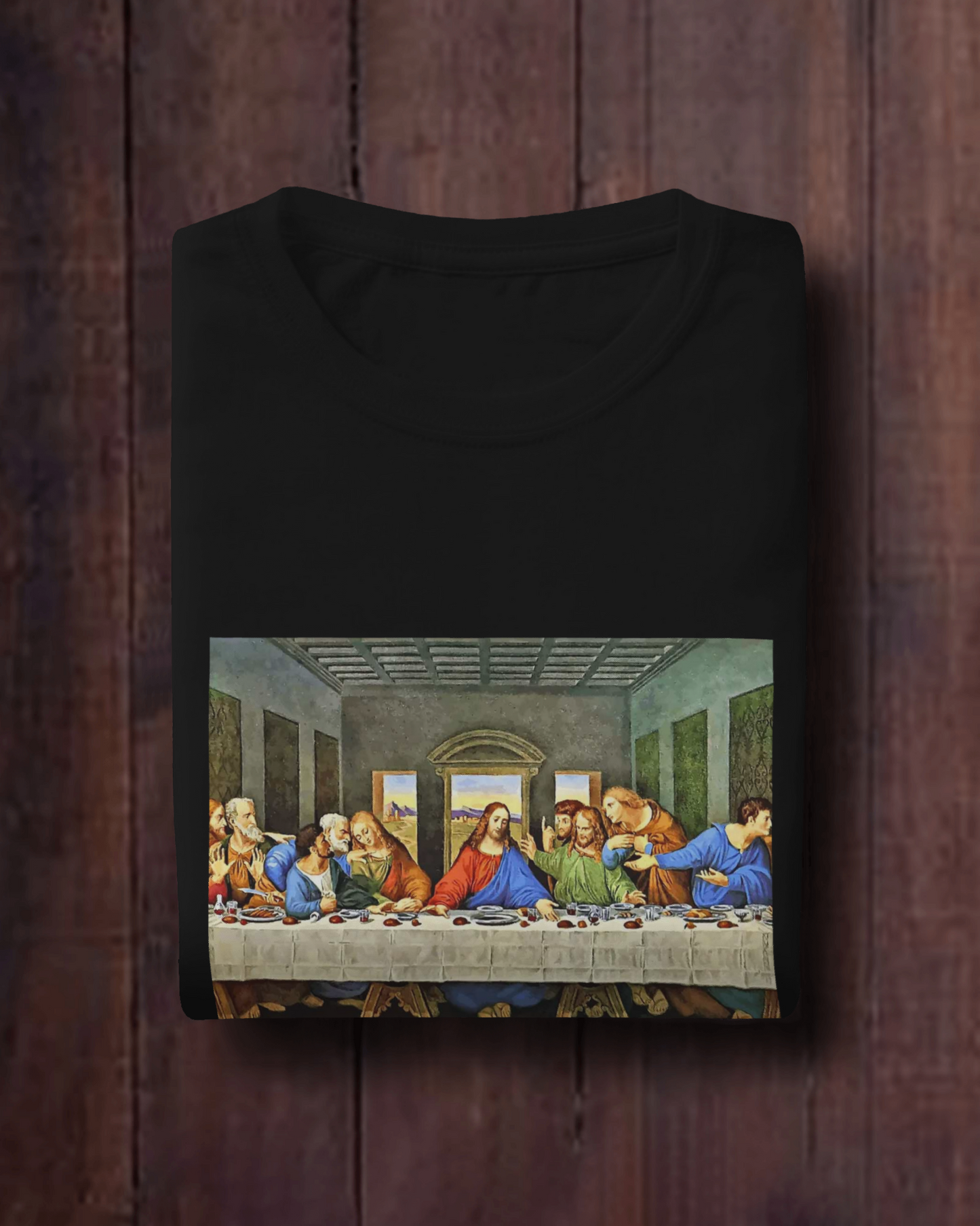 The Last Supper by Artist Leonardo da Vinci Unisex t shirt