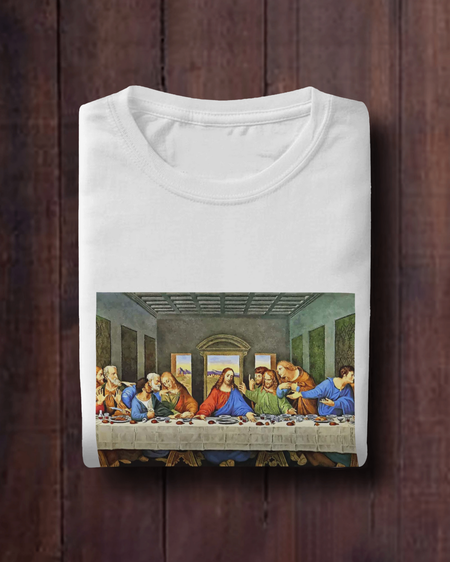 The Last Supper by Artist Leonardo da Vinci Unisex t shirt