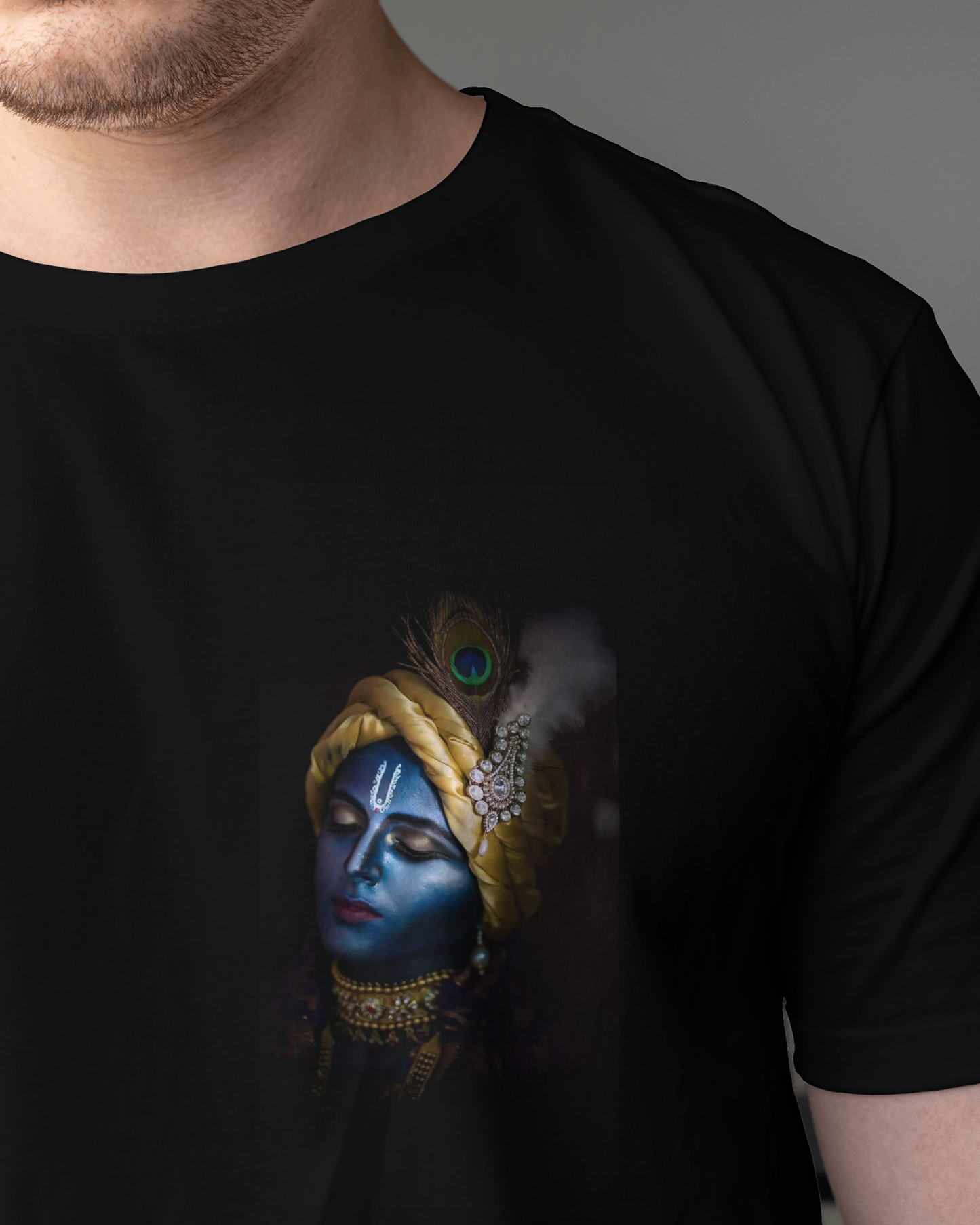 Lord Krishna T shirt For men's