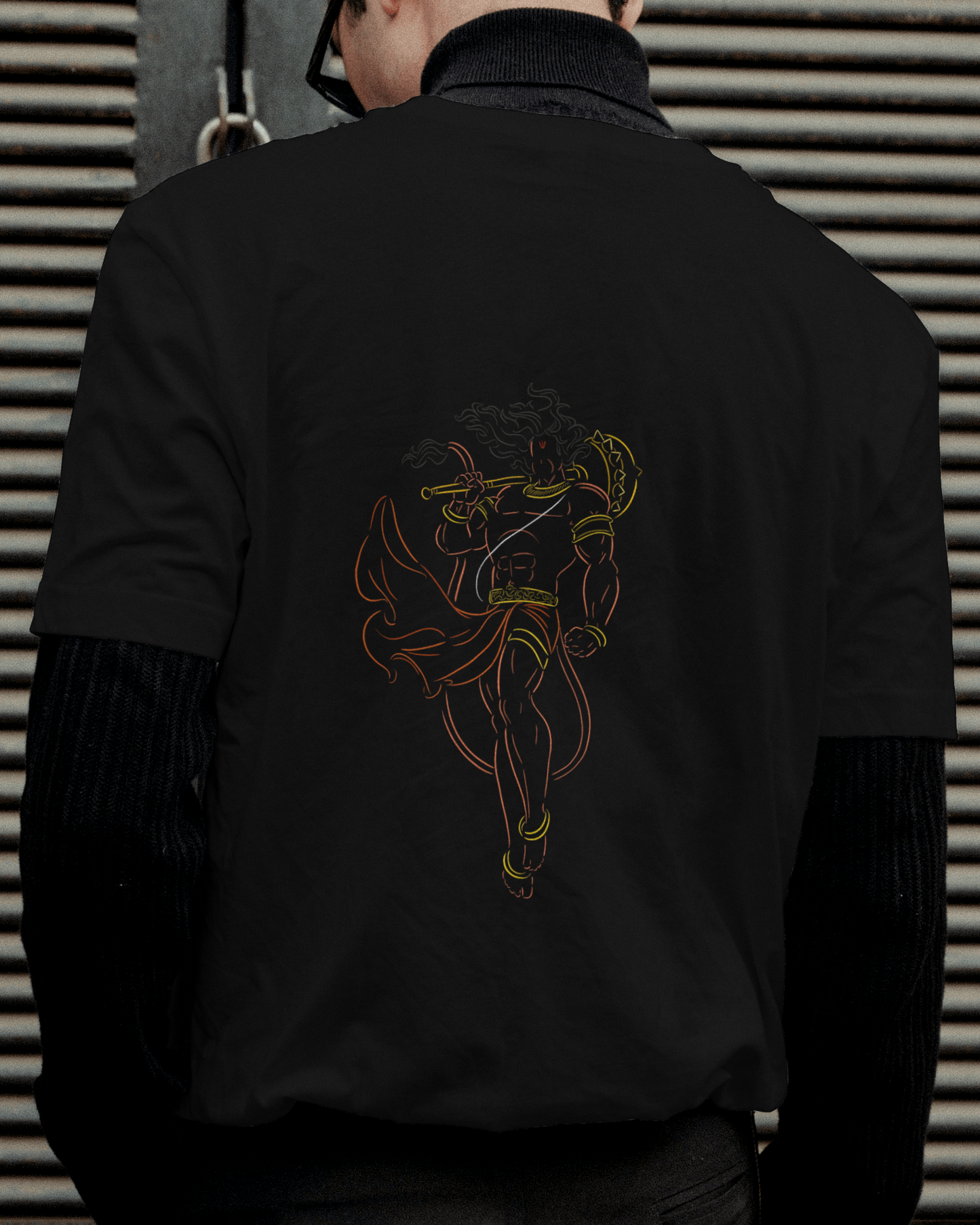 Lord hanuman T shirt For men