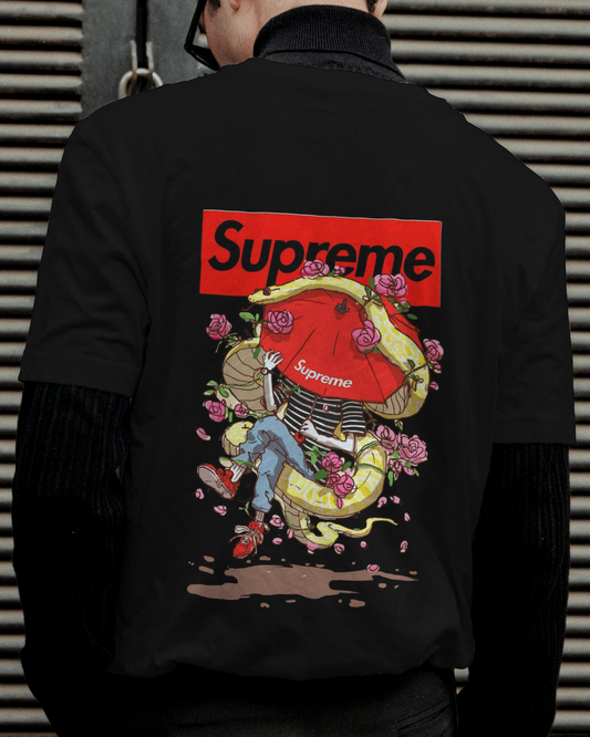 Supreme Printed Hyped Collection Half sleeve T shirt for men's