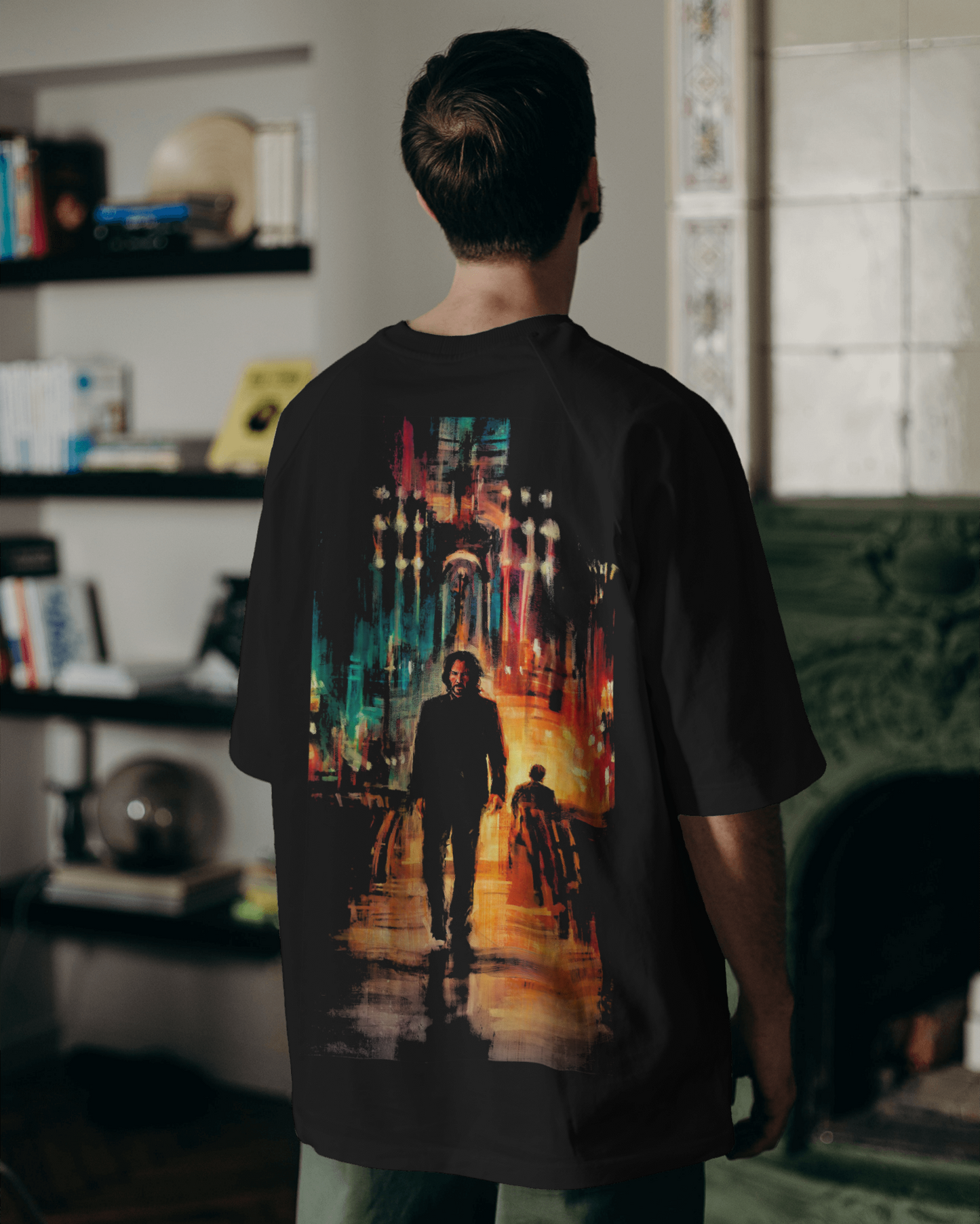 John wick Hyped collection Oversized t shirt For Men's