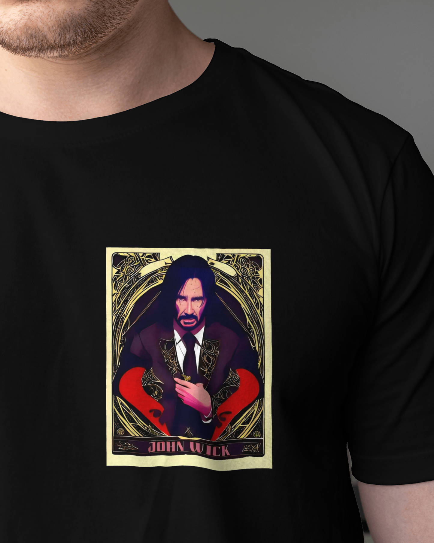 John wick Hyped collection Oversized t shirt For Men's