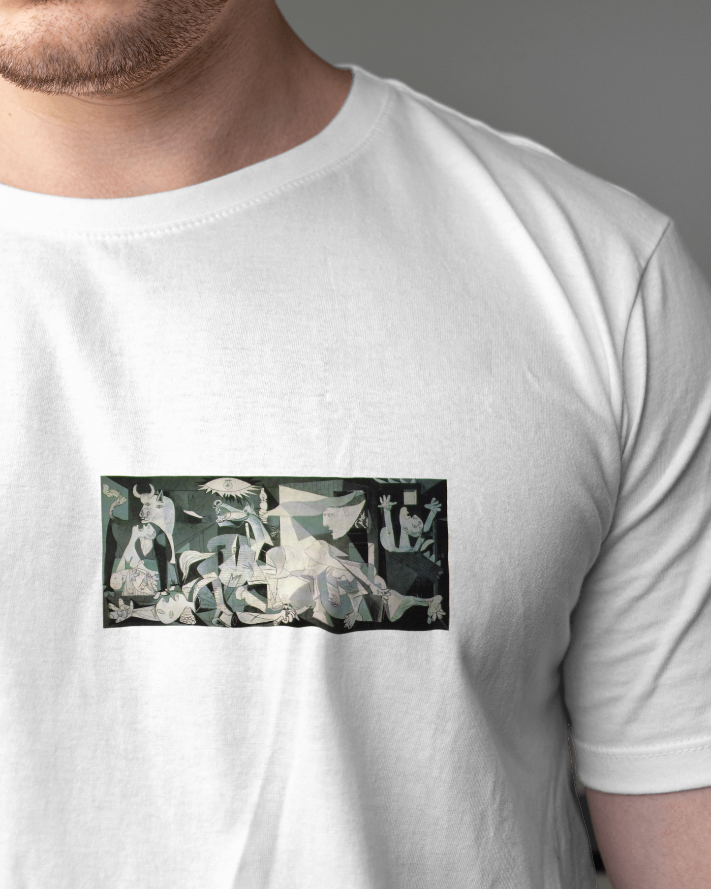 Guernica by Artist Pablo Picasso Oversized T shirt For Men's