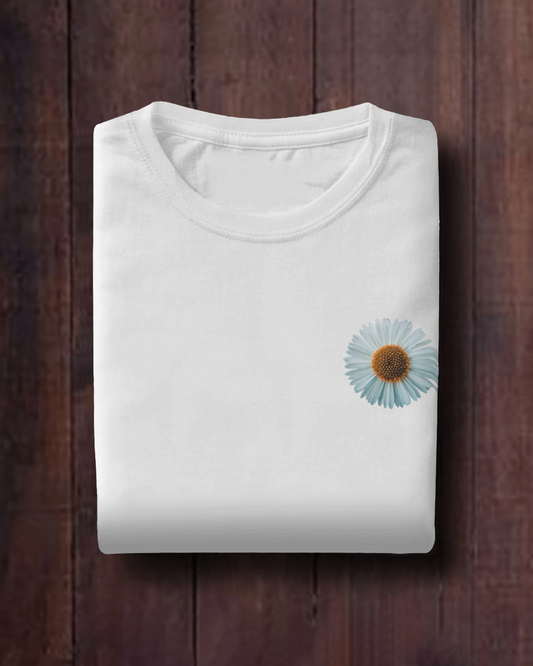 Daisy Floral Half Sleeve Unisex T shirt